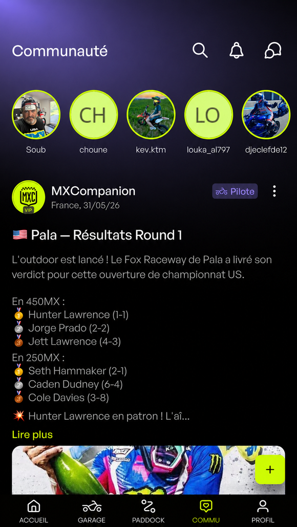 MXCompanion — Communauté